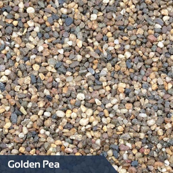 Golden Pea – 75% Golden Pea 2-5mm, 25% Golden Pea 1-3mm