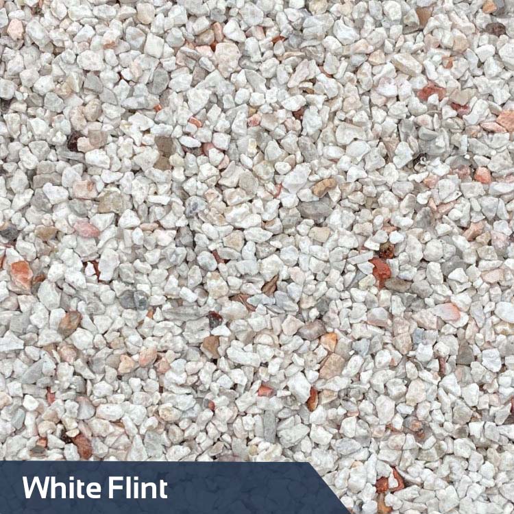White Flint – 100% White Flint 2-5mm