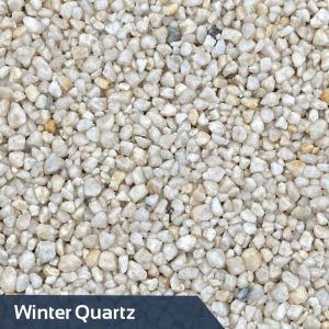 Winter Quartz – 75% Winter Quartz 2-5mm, 25% Winter Quartz 1-3mm
