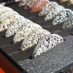 Resin Sample case of samples