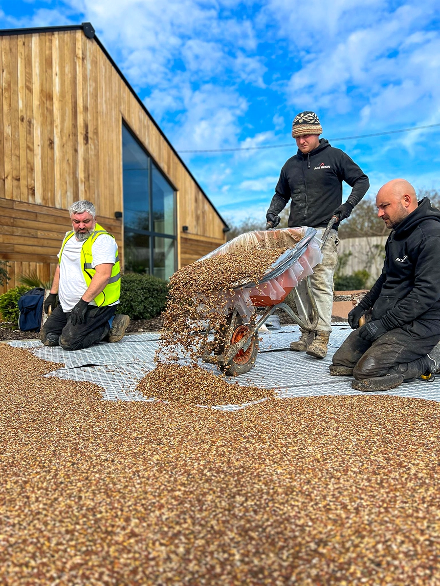 Ace Resin Bound Driveway Installation